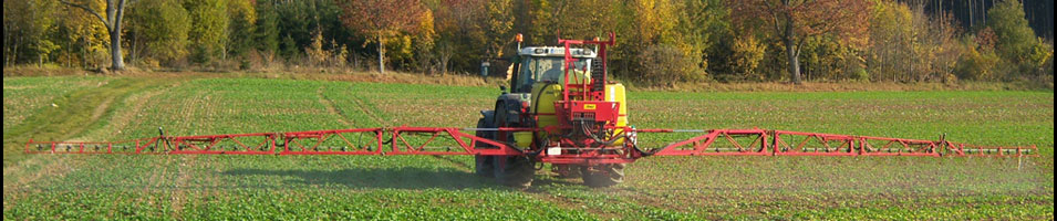 Unser Fendt 818 Vario beim spritzen